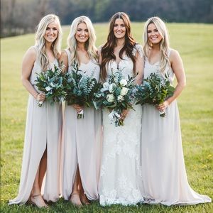 SHOW ME YOUR MUMU Kendall Soft V-Back A-Line Gown